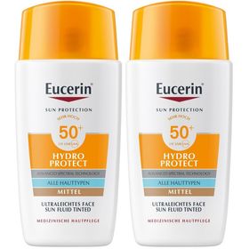 Eucerin® Hydro Protect Ultraleichtes Sun Face Fluid Tinted 50+ Mittel