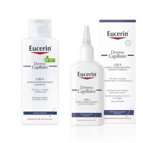 Eucerin DermoCapillaire Urea Kopfhautberuhigendes Intensiv-Tonikum + Eucerin DermoCapillaire Urea Kopfhautberuhigendes Shampoo