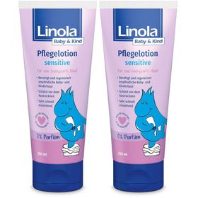 Linola Baby & Kind Pflegelotion sensitive - Leichte Lotion für sensible Baby- und Kinderhaut