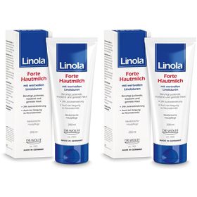 Linola Forte Hautmilch - Creme gegen Juckreiz für trockene, gereizte oder zu Neurodermitis neigende Haut