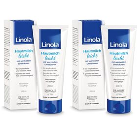 Linola Hautmilch leicht - Leichte Körperlotion für empfindliche und trockene Haut