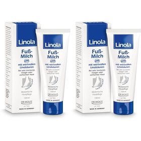 Linola Fuß-Milch - Fußcreme für sehr trockene, rissige oder verhornte Füße