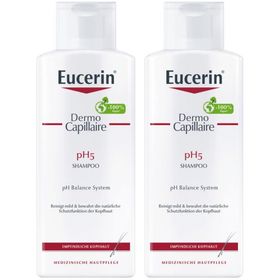 Eucerin DermoCapillaire pH5 Shampoo – mildes und pflegendes Haarshampoo für empfindliche Kopfhaut