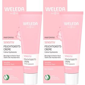 Weleda Sensitiv Feuchtigkeitscreme - Parfümfrei mit Bio-Mandelöl für sensible, trockene Haut