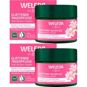 Weleda Glättende Tagespflege Wildrose & Weißer Tee - Sofortiger Feuchtigkeitsboost