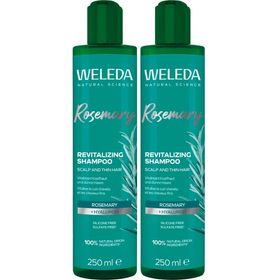 Weleda Rosmarin Shampoo - ohne Silikone, mit Hyaluronsäure & Bio-Rosmarinöl für Volumen & Pflege