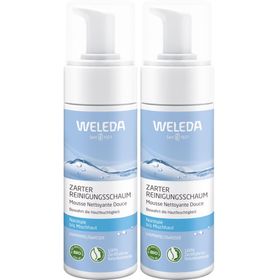Weleda Zarter Reinigungsschaum - Sanfte porentiefe Reinigung, entfernt Make-up und Talg, bewahrt Feuchtigkeit