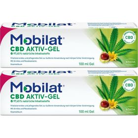 Mobilat® CBD Aktiv-Gel: Vitalisierendes und pflegendes Gel zur Entspannung beanspruchter Körperpartien. Mit hochkonzentriertem CBD (>99% Reinheit), Arnika-Extrakt und Rosskastanien-Extrakt. Kosmetikum