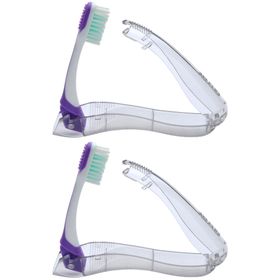 GUM® KFO-Reisezahnbürste V-Schnitt,soft