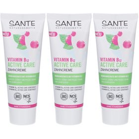 SANTE® Vitamin B12 Active Care Zahncreme – mit Fluorid & Bio-Salbei