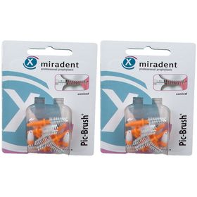 miradent Pic-Brush® Ersatz-Interdentalbürsten orange konisch 2,5 - 5,0 mm