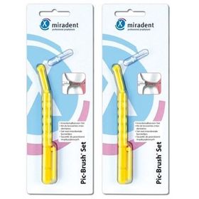 miradent Pic-Brush® Set gelb x-fine transparent 1,8 mm