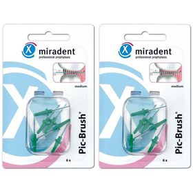 miradent Pic-Brush® Ersatz-Interdentalbürsten grün medium 2,2 mm