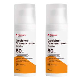 Redcare Gesichts-Sonnencreme Sensitive LSF 50