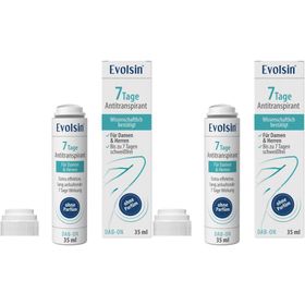 Evolsin® 7 Tage Antitranspirant - Für Damen & Herren - Bis zu 7 Tagen schweißfrei