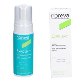 noreva Exfoliac® Creme + noreva Exfoliac® Reinigungsschaum