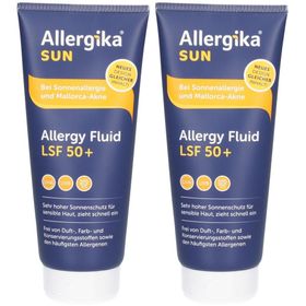 ALLERGIKA® SUN PROTECT Action Fluid SPF 50+ - Sonnenschutz mit sehr hohem Schutz zur Vorbeugung von Sonnenallergie, Mallorca-Akne