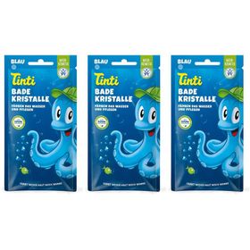Tinti Badekristalle blau