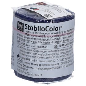 BORT StabiloColor® Binde 6 cm blau