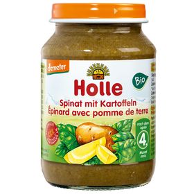 Holle Spinat mit Kartoffeln