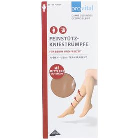 PROVITAL Feinstützkniestrümpfe Gr.35-38 puder