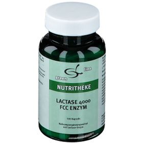 green line NUTRITHEKE Lactase 4000 FCC Enzym