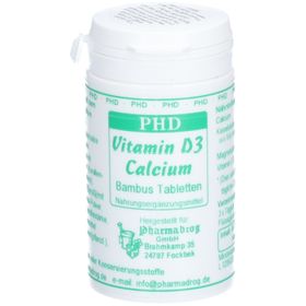 PHD Vitamin D3 Calcium Bambus Tabletten