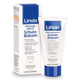 Linola Schutz-Balsam - Wundschutzcreme bei Hautwolf oder gereizter Haut