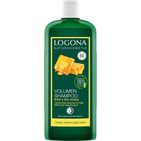 LOGONA Naturkosmetik Volumen Shampoo Bier und Bio- Honig