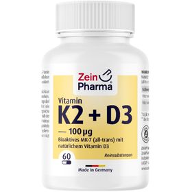 ZeinPharma® Vitamin K2 plus D3 Kapseln