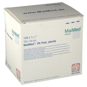 MaiMed®- VK Pad Vlieskompressen 10 x 10 cm steril