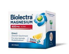 Biolectra® Magnesium ultra Direct 400 mg Zitrone