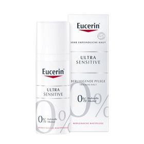 Eucerin UltraSensitive Beruhigende Pflege für Trockene Haut – mindert die Überempfindlichkeit der Haut