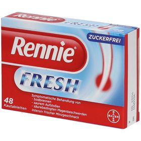 Rennie® Fresh Kautabletten bei Sodbrennen