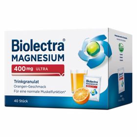 Biolectra® Magnesium 400 mg ultra Trinkgranulat Orange