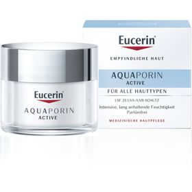 Eucerin AquaPorin Active LSF 25+ UVA-Schutz – Intensive Feuchtigkeitsversorgung mit speziellem Lichtschutzfilter