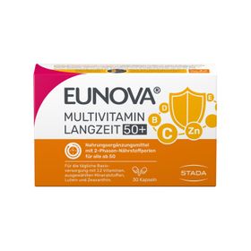 EUNOVA® Langzeit 50+ - Multivitaminpräparat für Menschen ab 50 Jahren