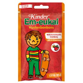 Kinder® Em-eukal Walderdbeere-Hustenbonbons mit Honig und 5 Vitaminen