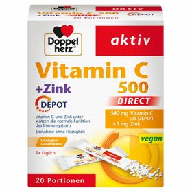 Doppelherz® aktiv Vitamin C 500 + Zink Depot DIRECT