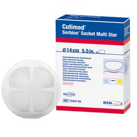 Cutimed® Sorbion Sachet Multi Star 8 cm