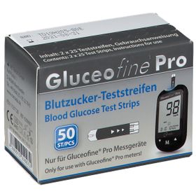 Gluceofine® Pro Blutzucker-Teststreifen