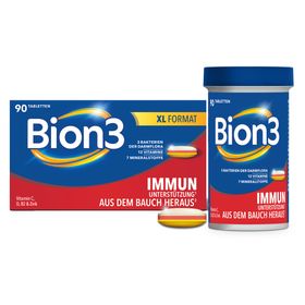 Bion3 Immun Tabletten, Vitamin C, D, Zink & Bakterienkulturen