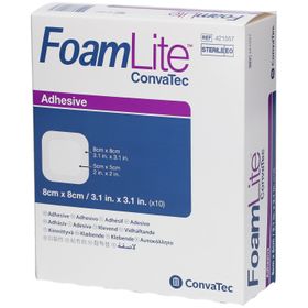 Foam Lite ConvaTec Adhesive 8 x 8 cm