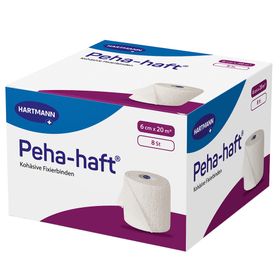 Hartmann Peha-haft Fixierbinden 20 m x 6 cm, lose (8 Rl.)