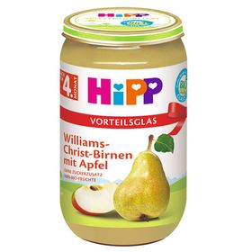 Hipp Williams-Christ-Birnen mit Apfel ab dem 5. Monat