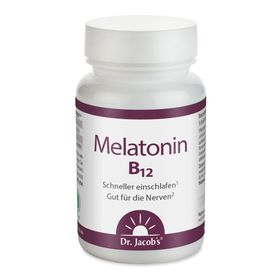 Dr. Jacob's Melatonin B12 Lutschtablette 1 mg + Vitamin B12 Kirsche vegan