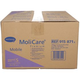 MoliCare Premium Mobile 8 Tropfen Gr. S ist eine Einweghose, bei der Einlage und Höschen in einem Produkt vereint sind