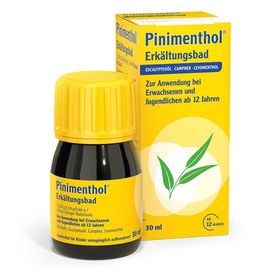 Pinimenthol® Erkältungsbad ab 12 Jahren - mit Eucalyptusöl, Menthol und Campher