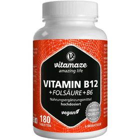 B12 1.000 µg hochdos. + B9 + B6 vegan