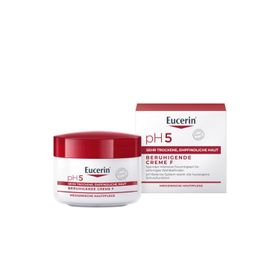 Eucerin® pH5 Reichhaltige Creme F – Beruhigende Hautpflege für strapazierte Haut, spendet 24h intensive Feuchtigkeit + Aquaphor Protect & Repair Salbe 7ml GRATIS